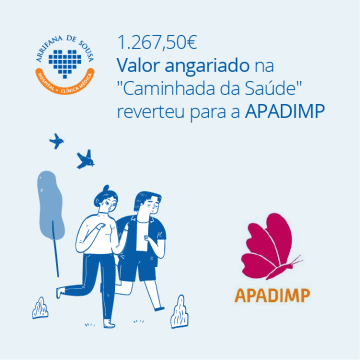 Caminhada da Saúde - Valor angariado entregue à APADIMP